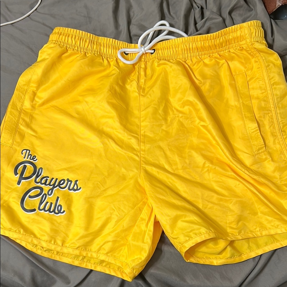 Yellow The Players Club Shorts